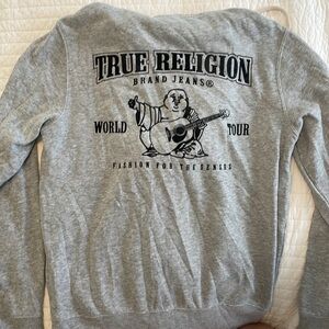 True Religion hoodie.